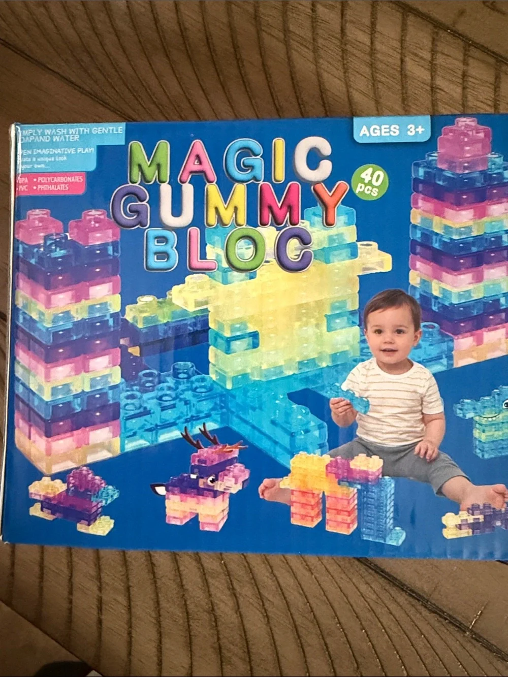 Kids Building squishy Set - Multicolor set of 40
